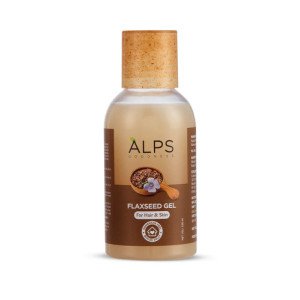 Alps Goodness Flaxeed Gel For Hair & Skin | Frizz-Control | Smoothening | Moisture Rich | Soft Long Hair-100 Ml