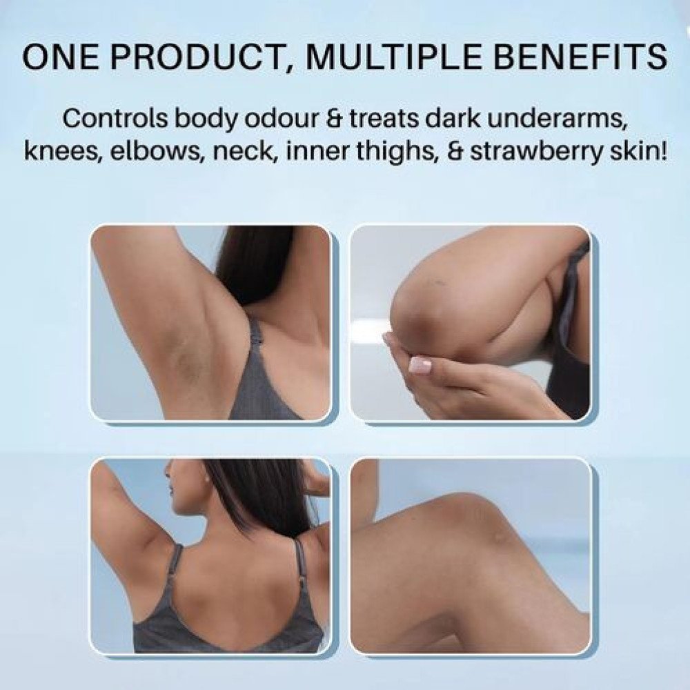DERMDOC by Purplle 5% Glycolic Acid Underarm Brightening Spray Treatment  Exfoliating Brightening | Multi-Purpose Spray for Hyperpigmentation, Dark Spots, Dark Neck, Dark Und