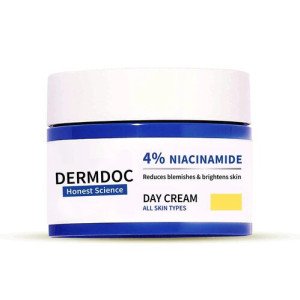 DERMDOC 2% Kojic Acid Night Cream  With Niacinamide  Alpha Arbutin | Face Moisturizer For Glowing  Brightening Skin | Reduces Dark Spots  Pigmentation