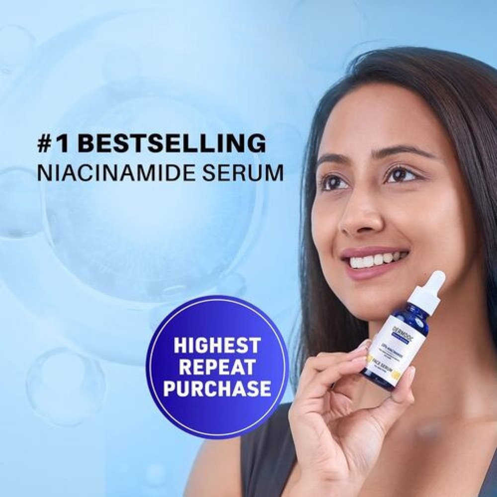 DermDoc 10% Niacinamide Face Serum skin radiance face serum, niacinamide serum-30 ml