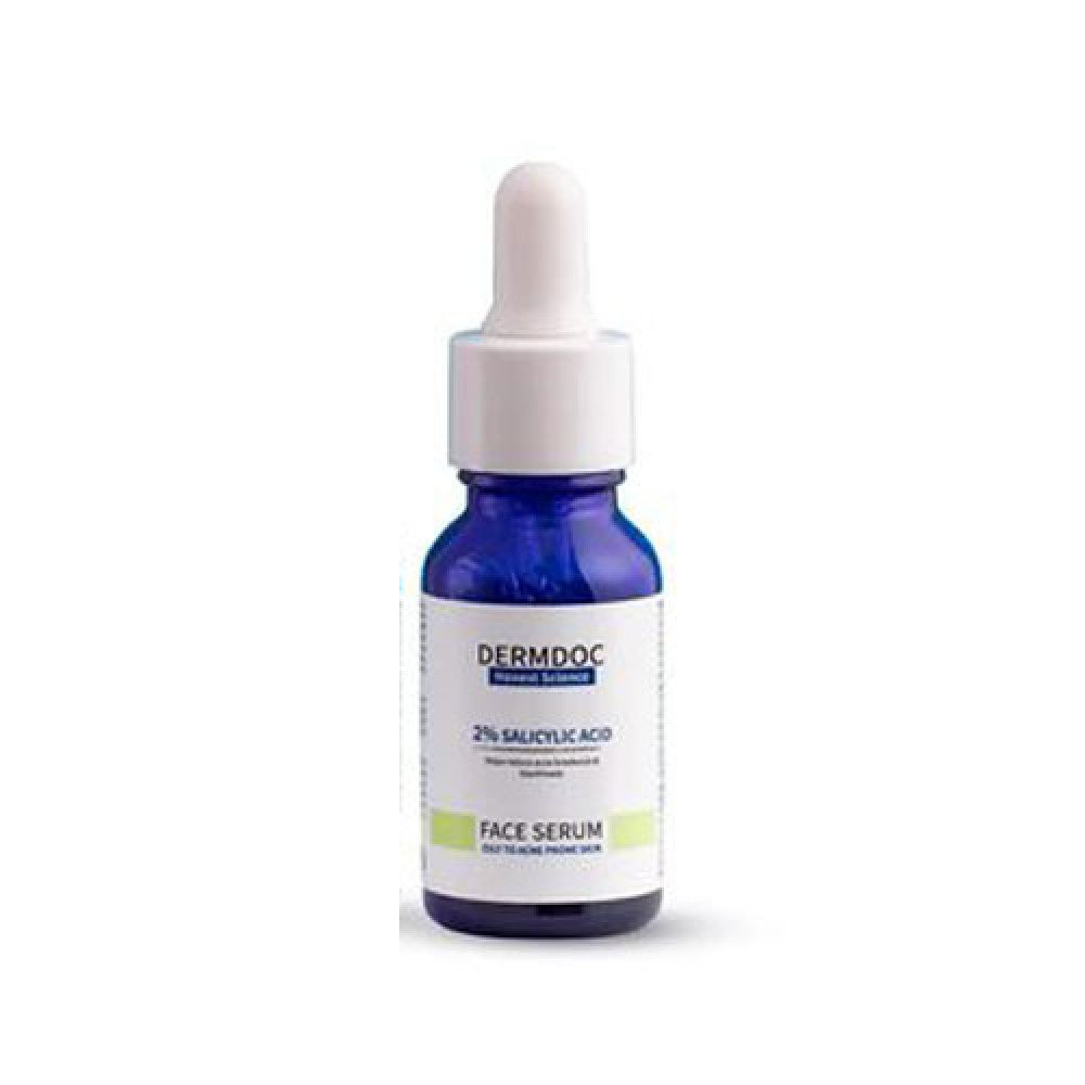 DERMDOC  for Clear Skin | 2% Salicylic Acid Face Serum (15 ml) oily skin  blackheads, whiteheads acne prone skin-15ml