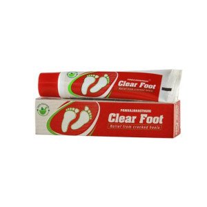 Pankajakasthuri Clear Foot Ayurvedic Ointment for Cracked Heels, Dry Skin & Heel Pain - 25g