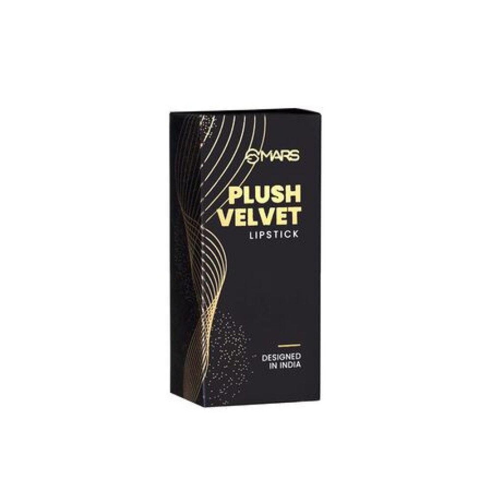 MARS Plush Velvet Creamy Matte Lipstick for women | Smooth Glide | One Swipe Pigmentation | Non-Drying and Creamy Formula | Rich and Vibrant Color | 3.2 gm | (14-Midnight Moon)