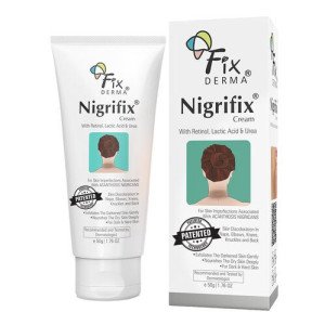 Fixderma Nigrifix Cream for Acanthosis Nigricans with Lactic Acid | Dermatologist Tested Retinol Cream | For Dark Body Parts like Neck, Ankles, Knuckles, Armpits, Thighs & Elbows-50 Gm