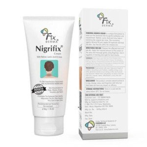 Fixderma Nigrifix Cream for Acanthosis Nigricans with Lactic Acid | Dermatologist Tested Retinol Cream | For Dark Body Parts like Neck, Ankles, Knuckles, Armpits, Thighs & Elbows-100 G