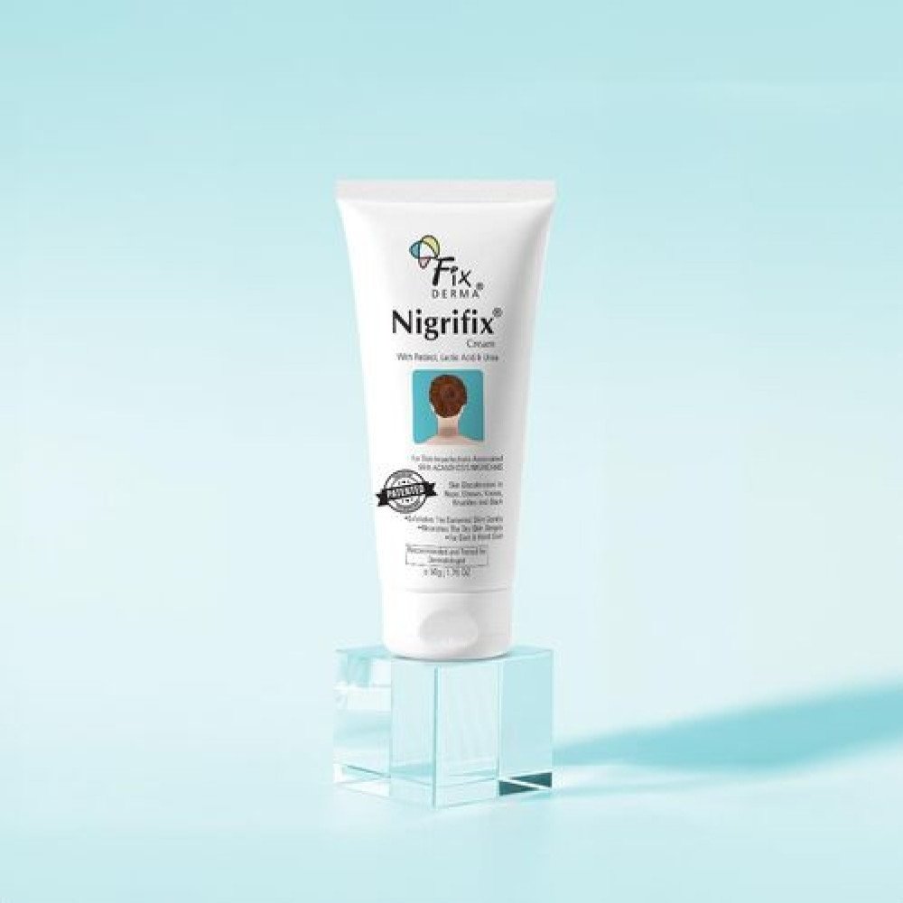 Fixderma Nigrifix Cream for Acanthosis Nigricans with Lactic Acid | Dermatologist Tested Retinol Cream | For Dark Body Parts like Neck, Ankles, Knuckles, Armpits, Thighs & Elbows
