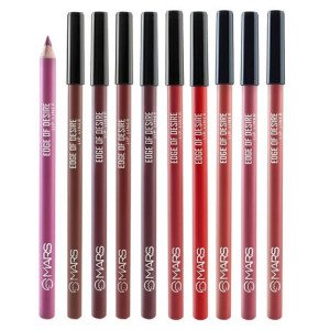 MARS Matte Liner Set of 10 | One Swipe Smooth Application | Long Lasting & Travel Friendly Lip Pencil | Multicolor | Set-A (1.4g x 10) (Satin)