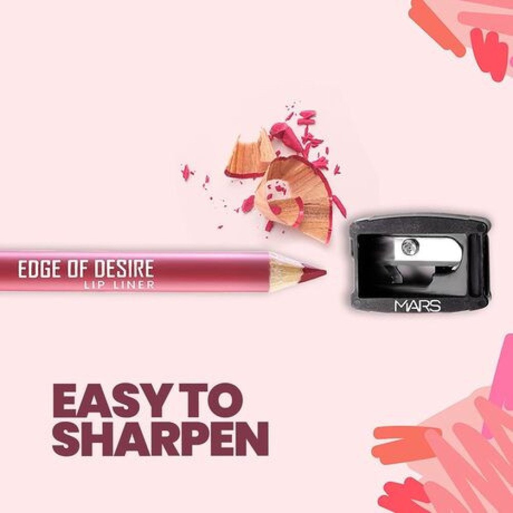 MARS Matte Liner Set of 10 | One Swipe Smooth Application | Long Lasting & Travel Friendly Lip Pencil | Multicolor | Set-A (1.4g x 10) (Satin)
