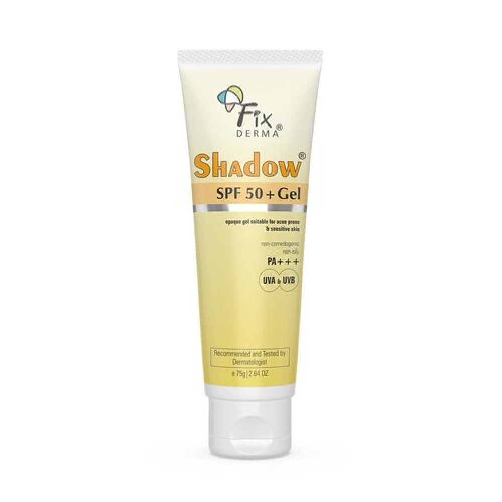 Fixderma Shadow Sunscreen SPF 50+ PA+++ Gel | Sunscreen SPF 50 for Oily, Acne Prone & Normal Skin | Broad Spectrum & UVA & UVB Protection | Lightweight | No White Cast | For Unisex - 7