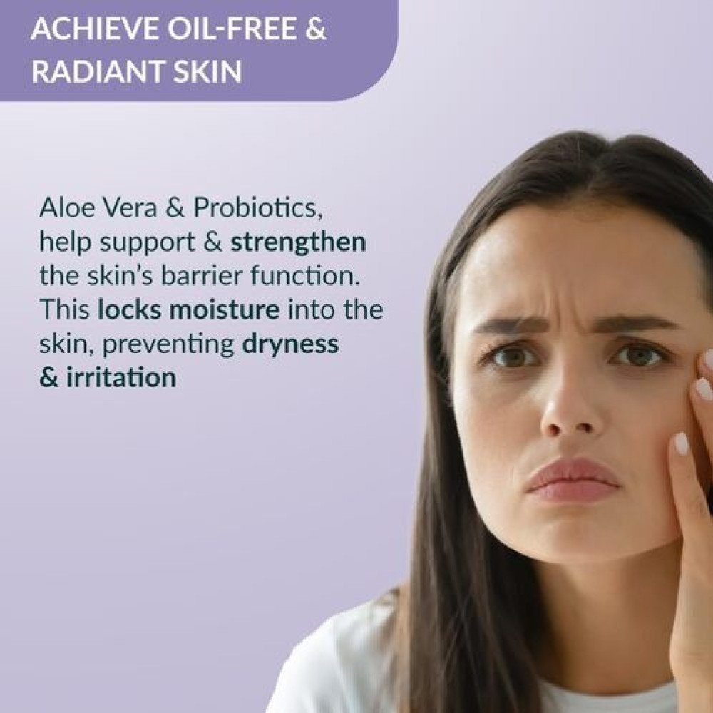 Fixderma Durave Radiance & Brightening Oil Free Face Moisturizer with Probiotics | Aloe Vera | Brightening Face Moisturizer for Women & Men - 50gm