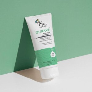 Fixderma Durave Radiance & Brightening Oil Free Face Moisturizer with Probiotics | Aloe Vera | Brightening Face Moisturizer for Women & Men - 50gm