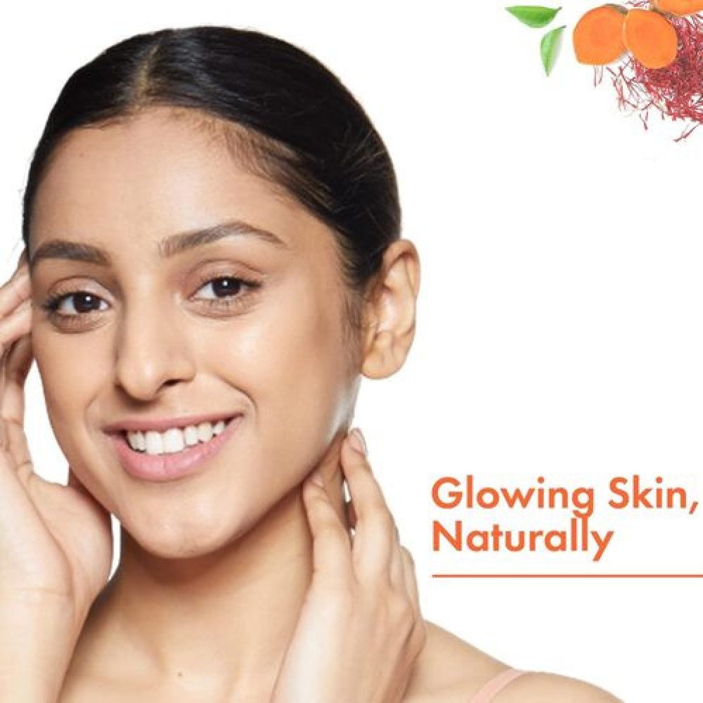 Good Vibes Ubtan 100% Pure Insta Glow Powder, 150 g | Detoxifying Cleansing Brightening Face Pack Powder For All Skin Types | With Turmeric, Saffron, Gram Flour | No Parabens