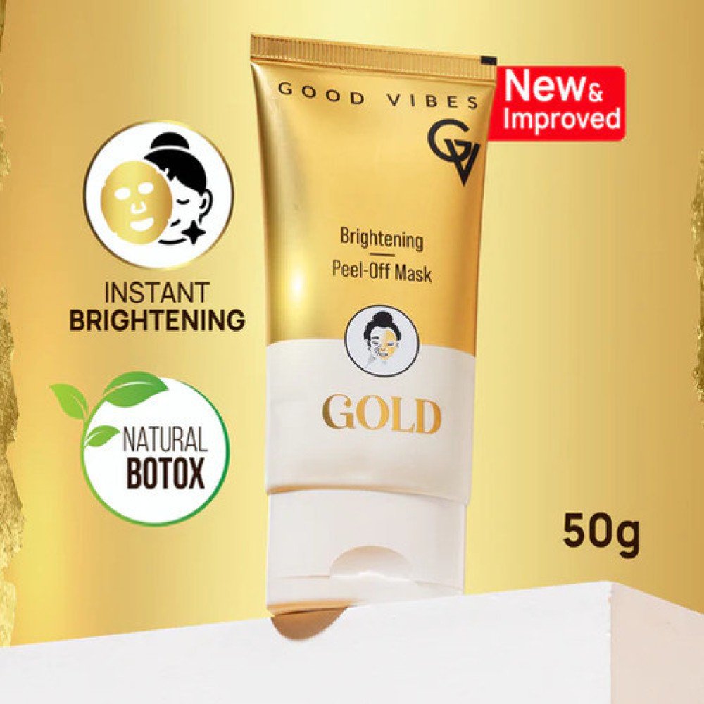 Good Vibes New & Improved Gold Brightening Peel Off Mask (50 g)