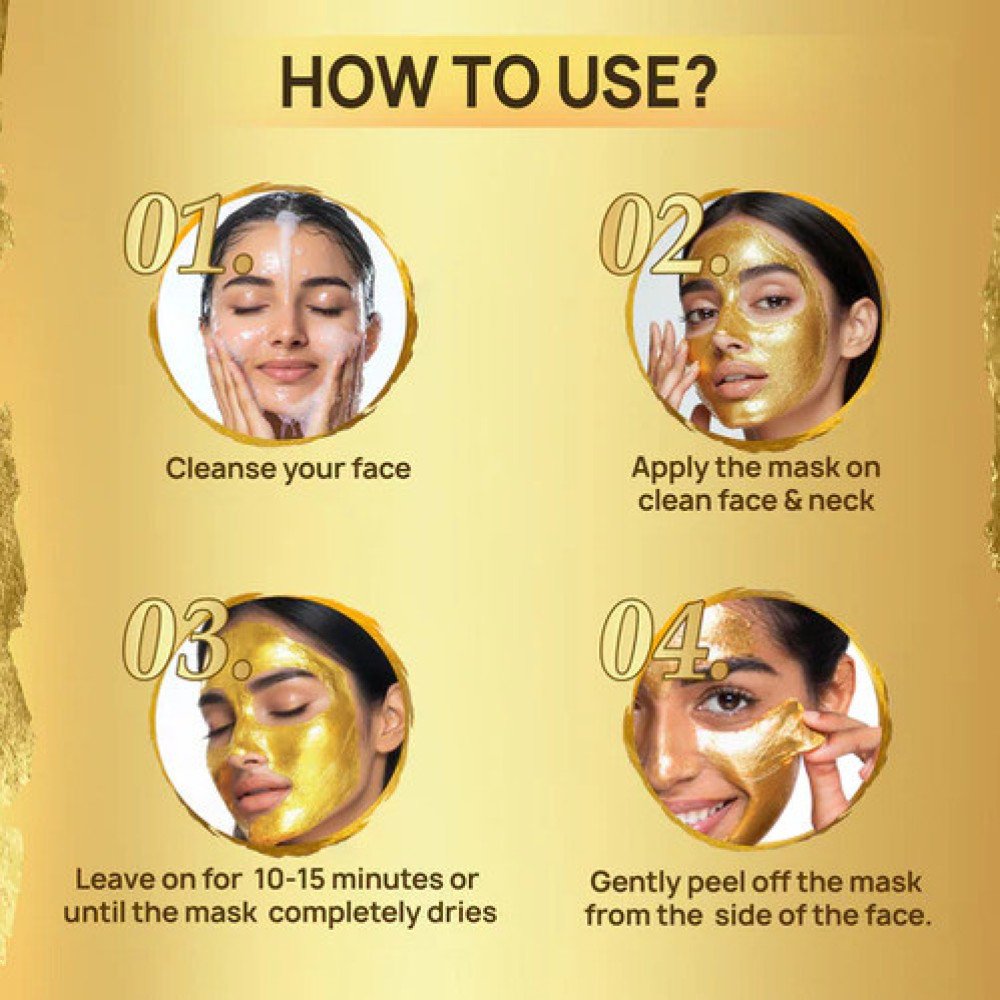 Good Vibes New & Improved Gold Brightening Peel Off Mask (50 g)