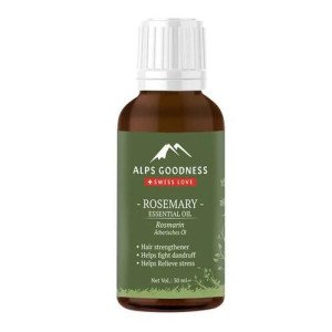 Alps Goodness Rosemary Essential Oil (30 ml), Stimulates Hair Growth & Helps in Skin Toning - For Hair & Skin - Cruelty Free