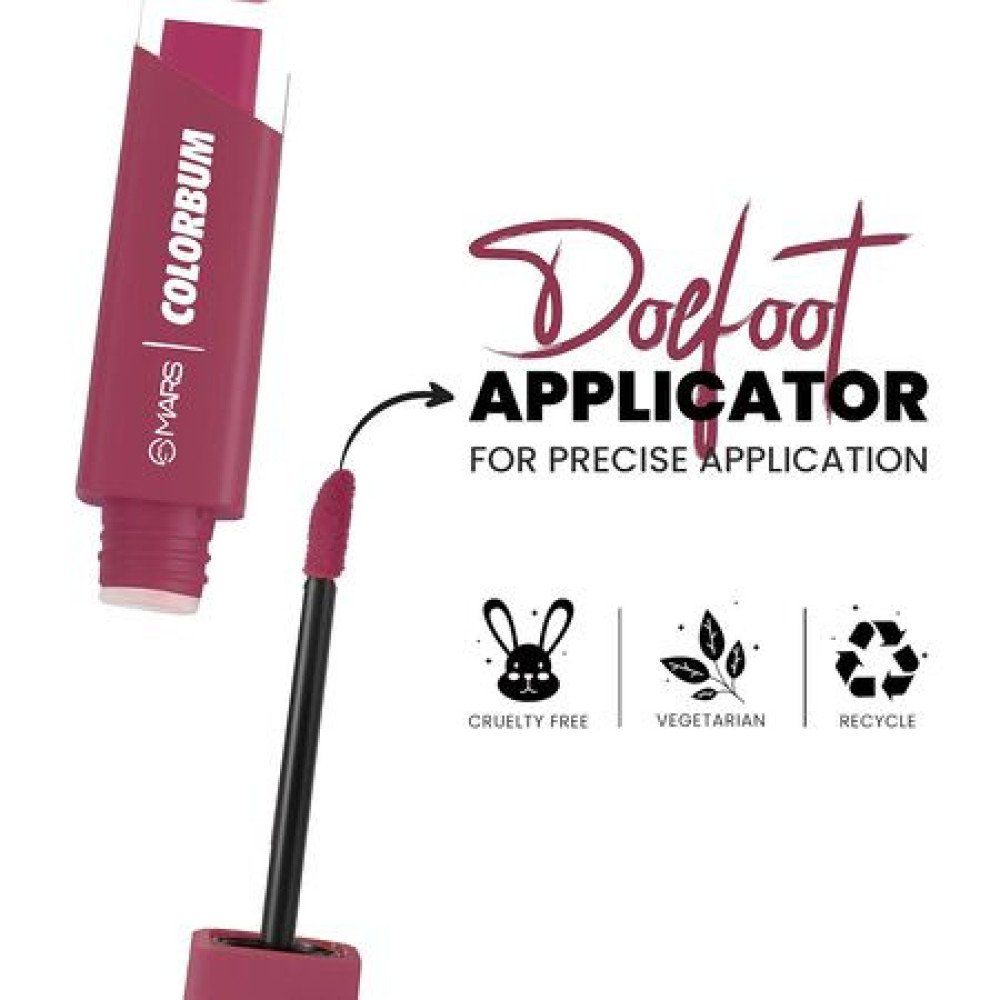 MARS Colorbum Liquid Matte Lipstick for Women | Smudge Free | Water Proof & Long-Lasting 5.5ml (12-Sultry Spain)