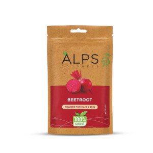 Alps Beetroot Powder For Skin & Hair, 50g 100% Natural Powder Face Mask For Skin Brightening Hair Mask For Nourishing Hair Follicles No Chemicals, No Preservatives
