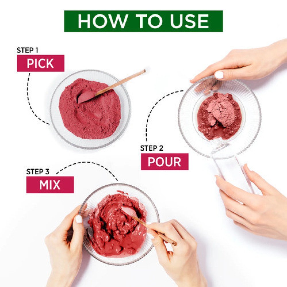 Alps Beetroot Powder For Skin & Hair, 50g 100% Natural Powder Face Mask For Skin Brightening Hair Mask For Nourishing Hair Follicles No Chemicals, No Preservatives