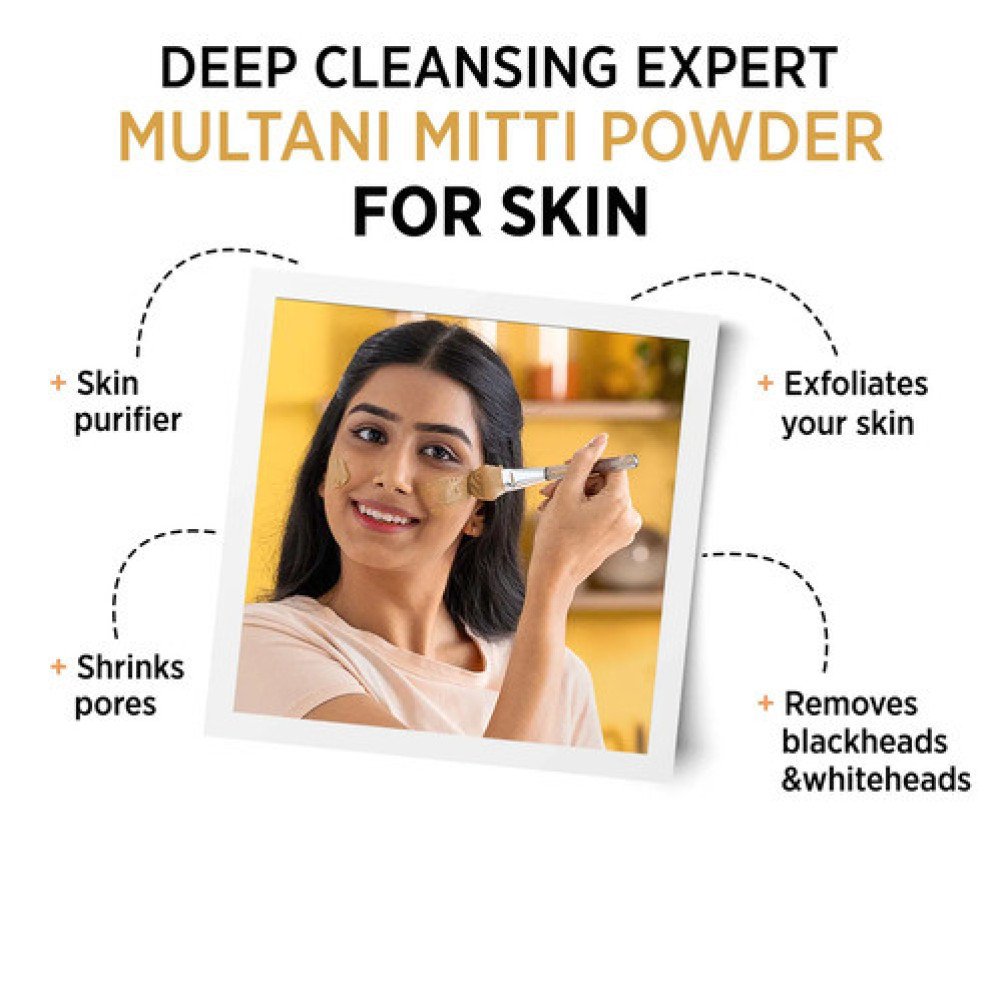 Alps Goodness Multani Mitti Powder 50 g - Face Pack Powder for  Oily Skin Natural Glow - 100% Pure & Natural