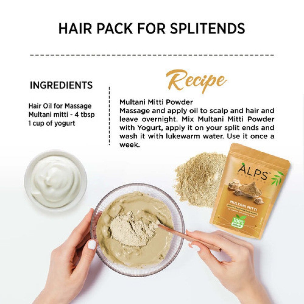 Alps Goodness Multani Mitti Powder 50 g - Face Pack Powder for  Oily Skin Natural Glow - 100% Pure & Natural-Pack Of-2
