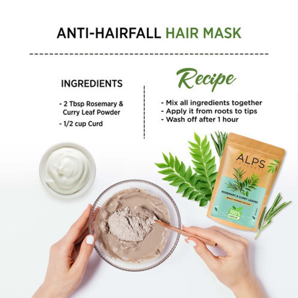 Alps Goodness French Green Glay  Powder for Skin & Hair, 50 g | 100% Natural Face Mask Powder For Even Toned Glowing Skin | No Chemicals, No Preservatives, No Pesticides