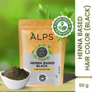 Alps Goodness Henna Powder for Hair, 50 g | 100% Natural Face Mask Powder For Even Toned Glowing Skin | No Chemicals, No Preservatives, No Pesticides