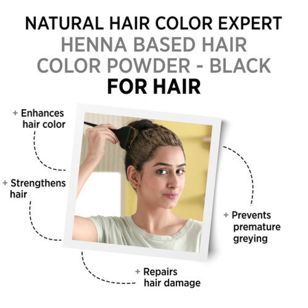 Alps Goodness Henna Powder for Hair, 50 g | 100% Natural Face Mask Powder For Even Toned Glowing Skin | No Chemicals, No Preservatives, No Pesticides