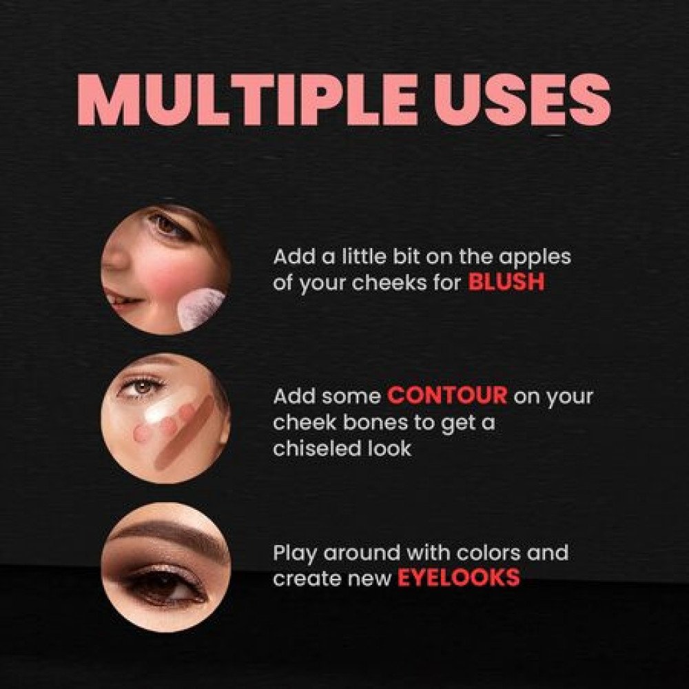 MARS Infinity Lip Palette | Demi Matte | 16 Colors to Infinte Lipstick Colors | Free Spatula cum Applicator (36.0 gm) (01-Multicolor)