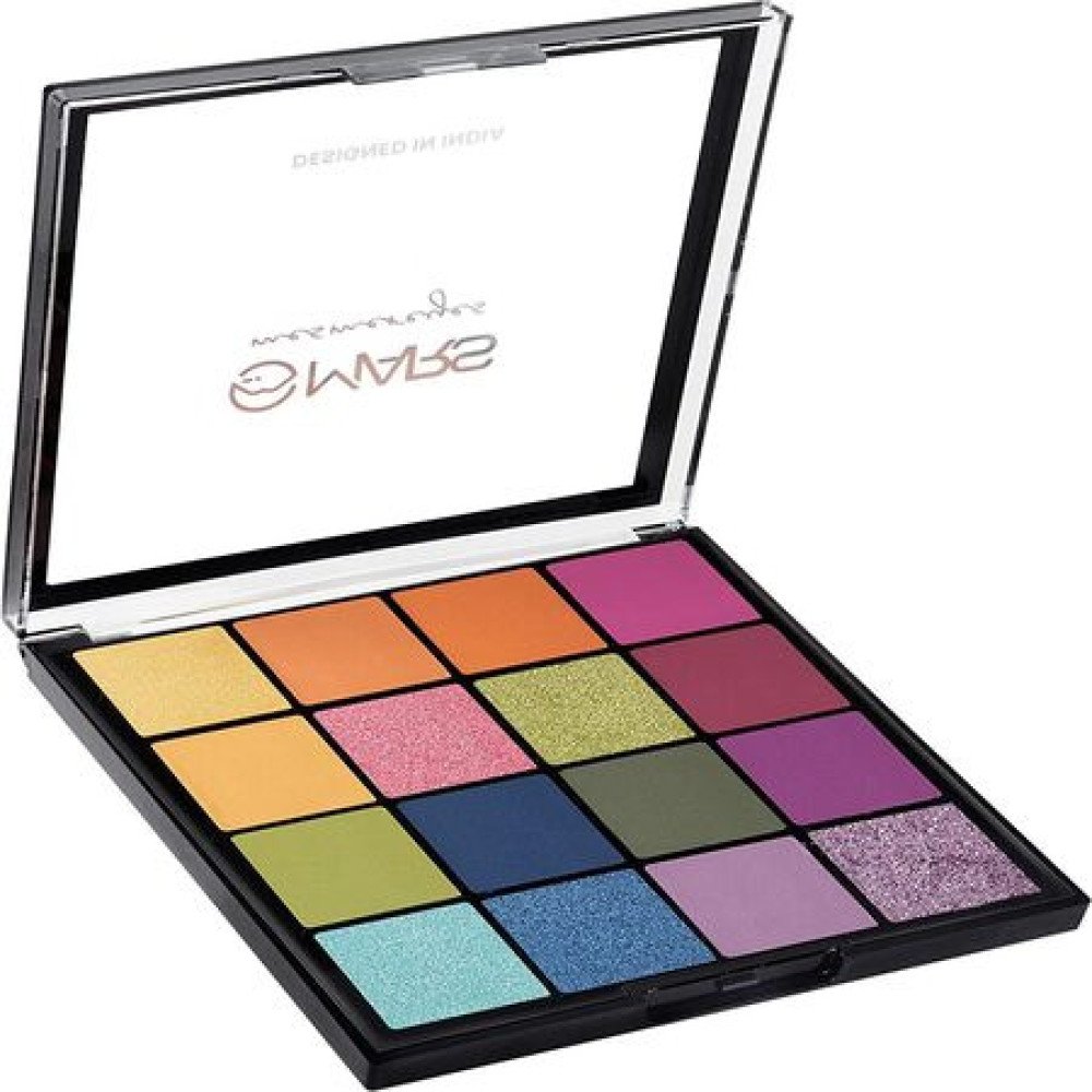 MARS Highly Pigmented Mesmereyes Smoky Eyes, 16-Color Eyeshadow Palette | Multicolor | Matte Finish | Shimmery Eye Shadow Palette | (20.8 G) (03-Multicolor)