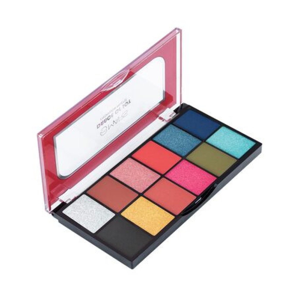 MARS 12 Shades Dance of Joy Eyeshadow Palette | Highly Pigmented and Blendable | Multicolor | Matte and Shimmer Finish 01-Multicolor (13.2g) (Shade-03)