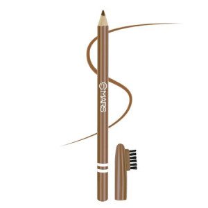 MARS Eyebrow Pencil With Spoolie | Long Lasting & Smudge Proof | High Pigmented Eyebrow Pencil | 1.2 gm | Dark Brown