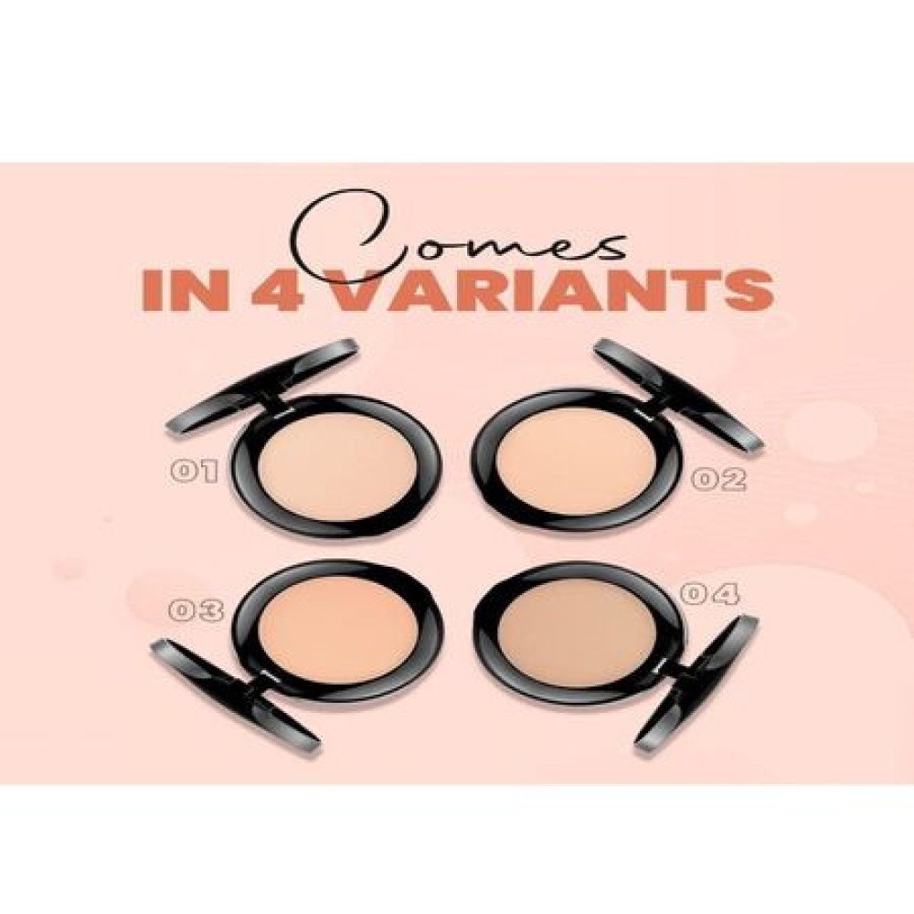 MARS Wonder 2 In 1 Compact With Mirror And Powder Puff | Oil And Sweat Control | Long Lasting Compact Powder For All Skin | Natural Finish (16.0Gm) (Shade-02)