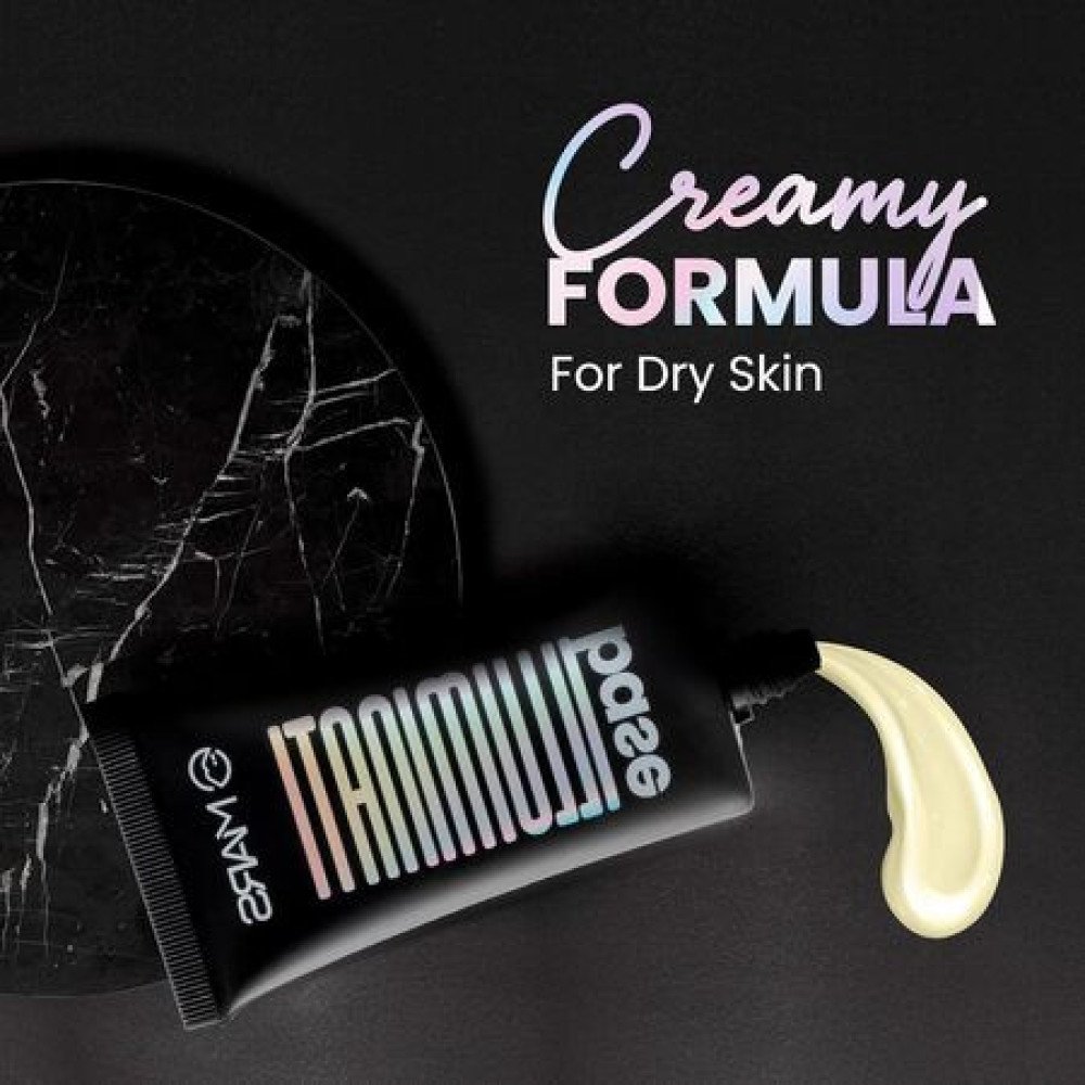 MARS Illuminati Base Dewy Primer with Highlighter | Glowy Dewy Primer for Face Makeup | Natural Finish (45ml) (GOLD)