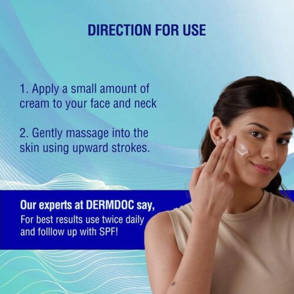 DERMDOC Niacinamide Face Cream for Skin Brightening  Skin Brightening Face Cream I Day Cream I Niacinamide Brightening Cream-50 Gm
